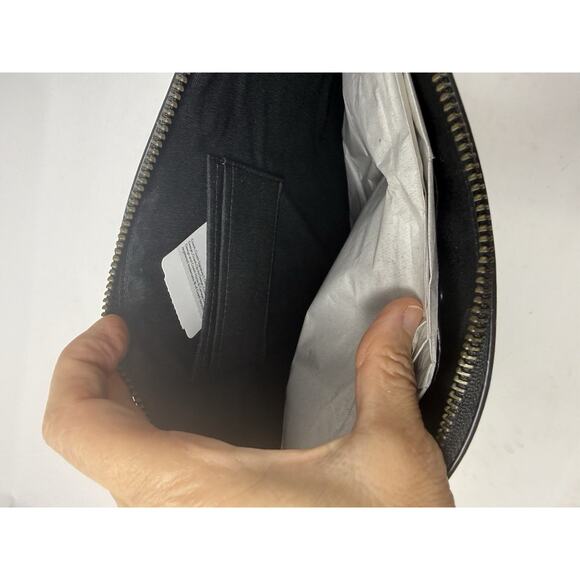 Coach Large Pouch With Vintage Coach Motif white blue - Picture 3 of 5